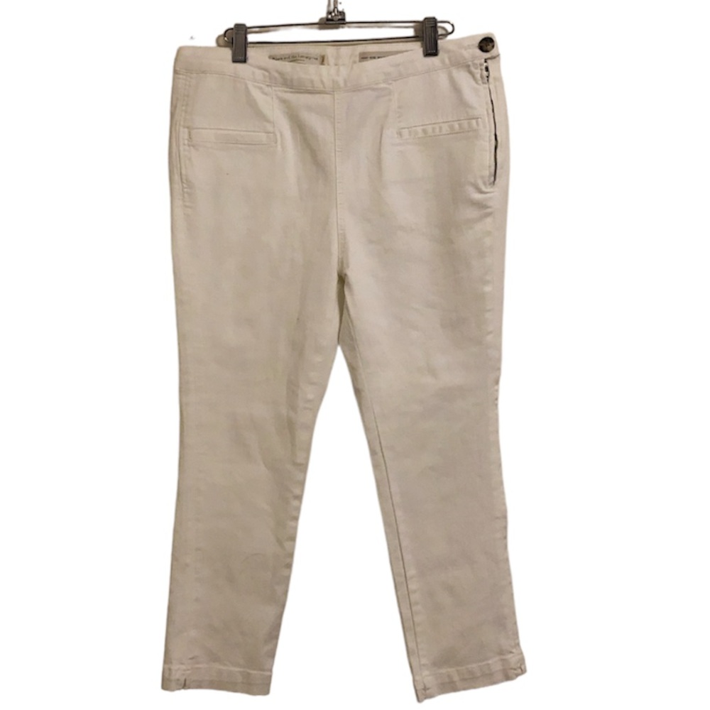Anthropologie Pilcro and The LetterPress White High-Rise Denim Leggings - Picture 3 of 9